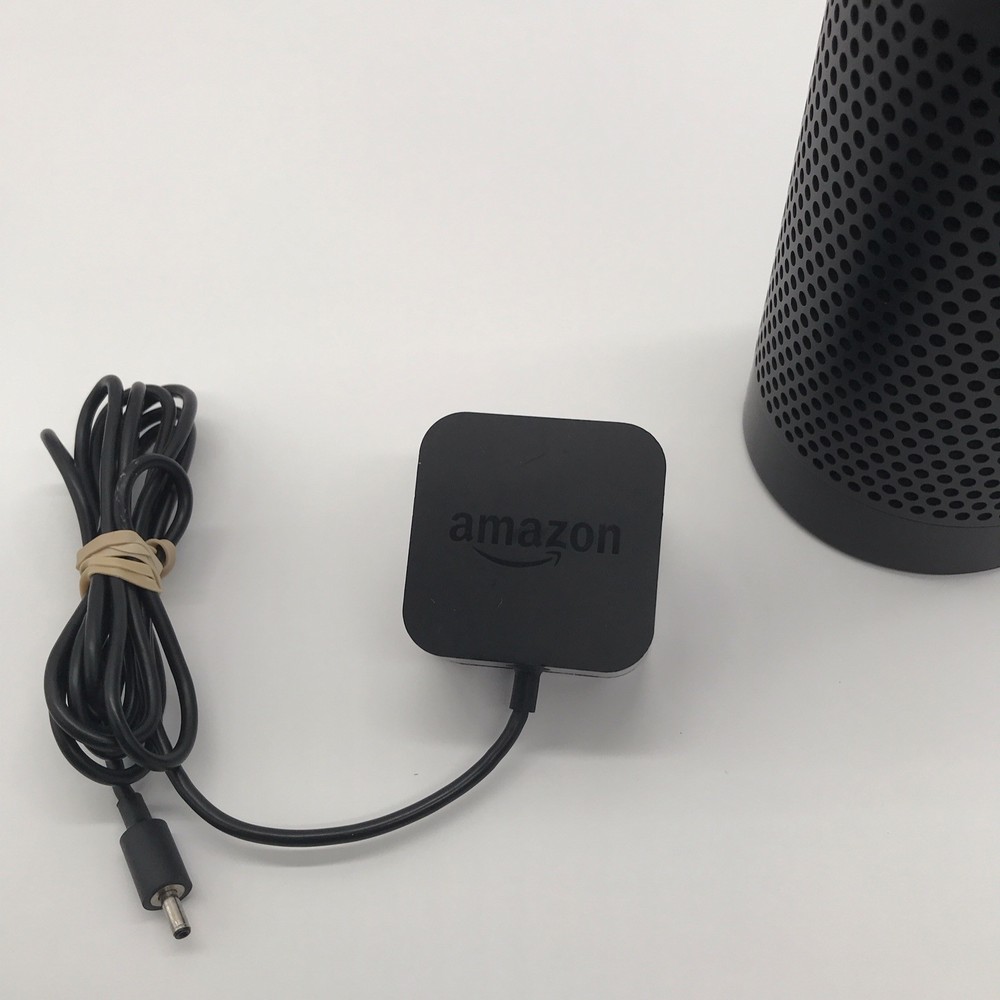 Amazon Echo SK705DI Smart Speaker Black Wireless Alexa w/ Power Adapter