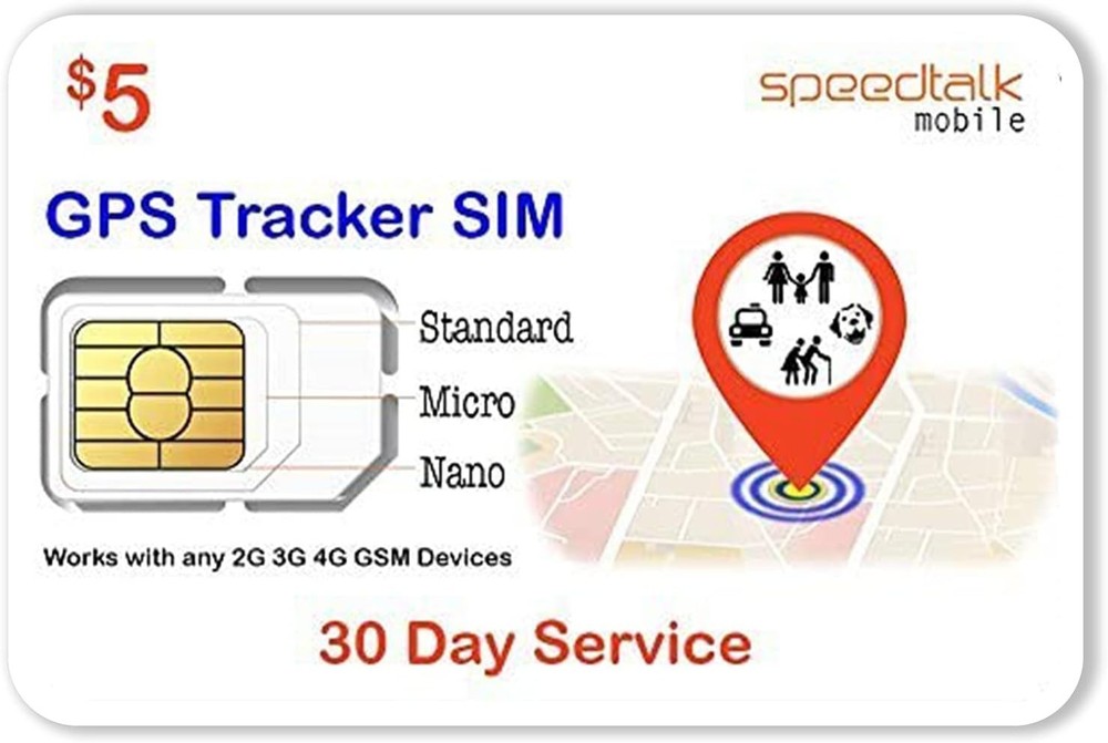 Versatile Prepaid SIM for 5G GPS Tracking: 50 mins Talk, 100 SMS, IoT Ready