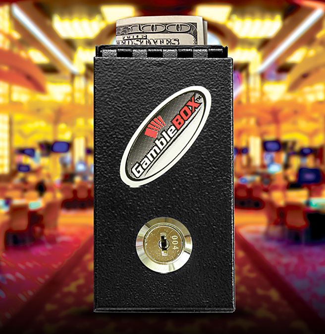 Gamblers pocket safe gamblebox casino money cash lock box gambling keeper helper