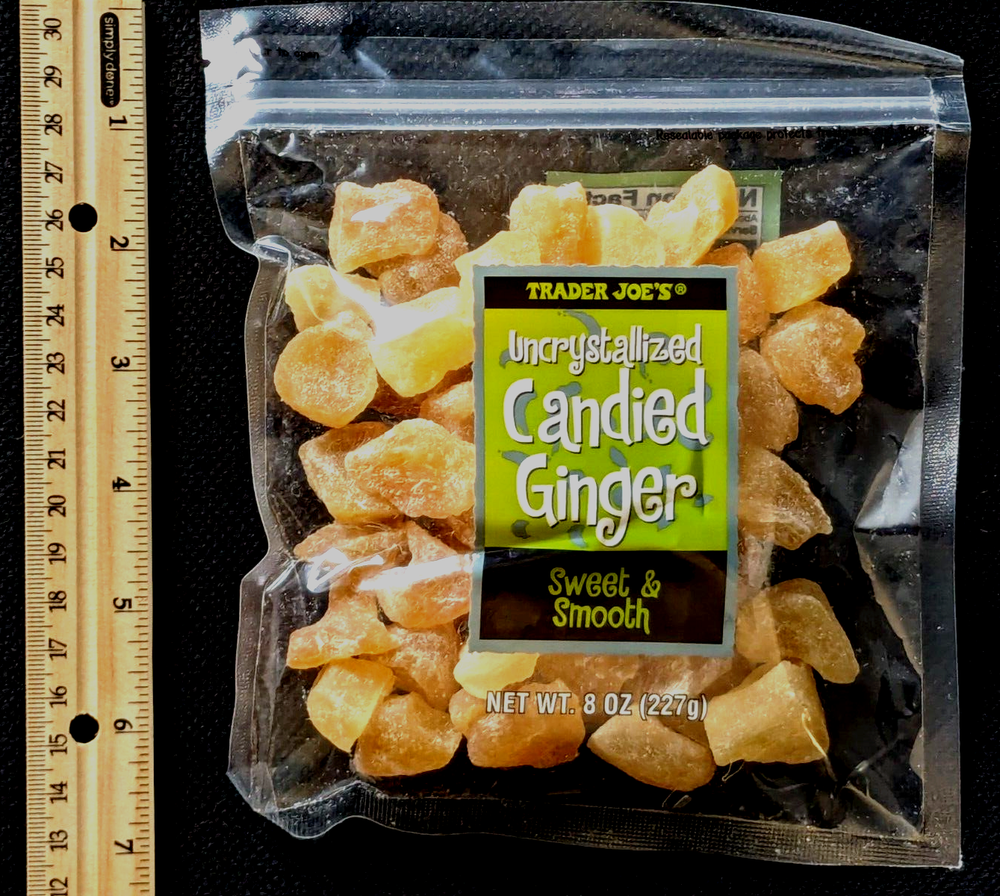 Trader Joe's Uncrystallized Candied Ginger 8oz (227 g)