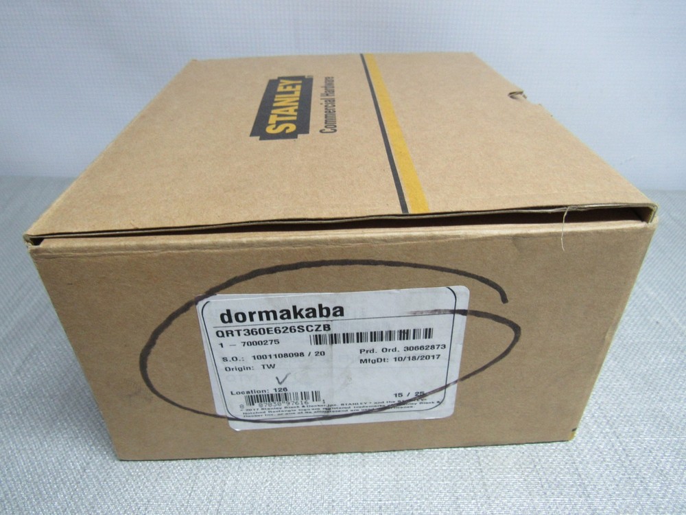 Stanley Dormakaba QRT360E626SCZB Commercial Hardware Lever