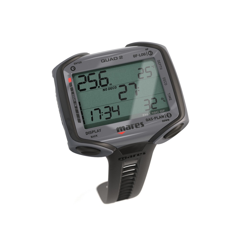Mares Quad 2 Dive Wrist Mount Computer Scuba Diving Dive Black 414152BK7