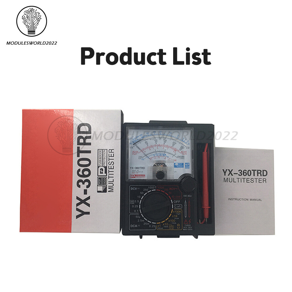 YX-360TRD Digital Multimeter AC DC Voltmeter Ammeter Ohmmeter Volt Tester Meter