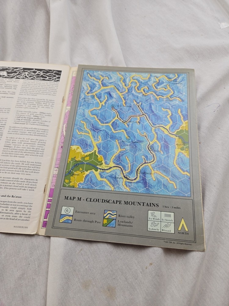 AD&D TSR Adventure Module “Dark Clouds Gather”