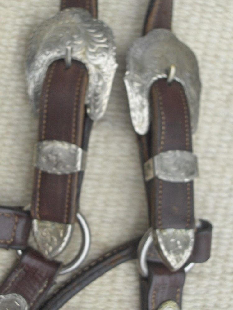 BILLY ROYAL WESTERN SHOW HALTER with SILVER@@