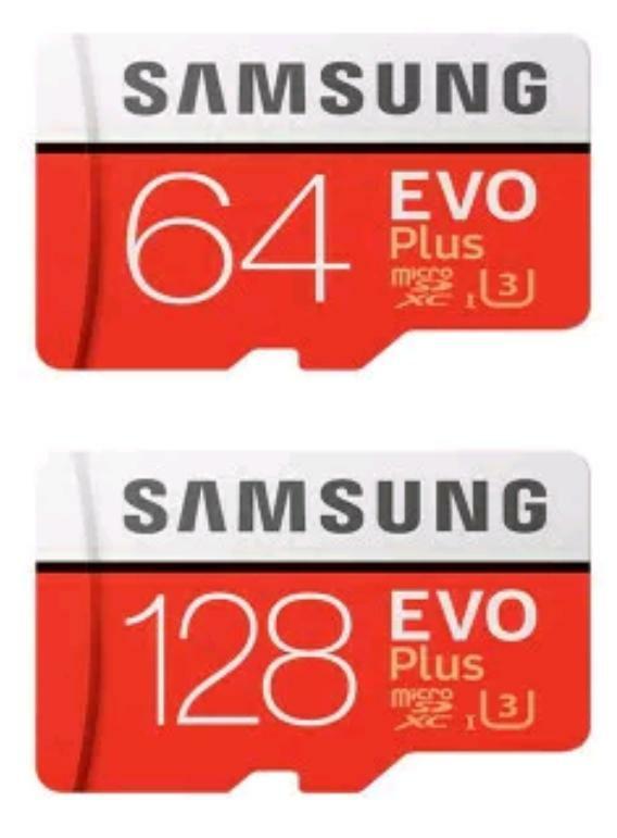 Samsung Evo Plus 64Gb 128GB Micro SD MicroSDXC C10 Memory Card with Adapter