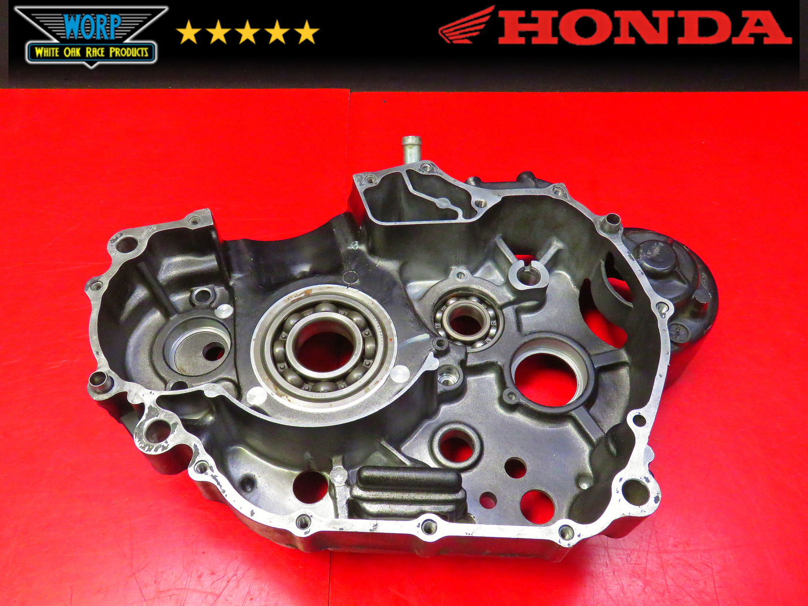 1985 HONDA ATC350X MATCHED CRANK CASE LEFT RIGHT CRANKCASE ENGINE BOTTOM END