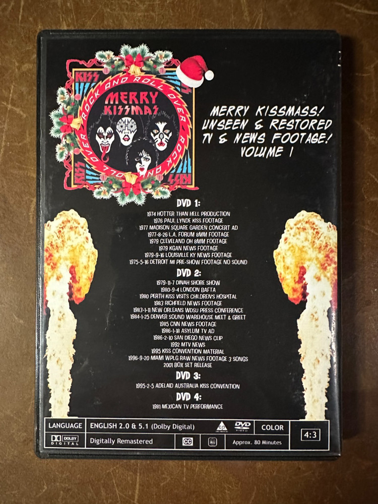 KISS - Merry KISSMASS! Unseen & Restored DVD Box Set