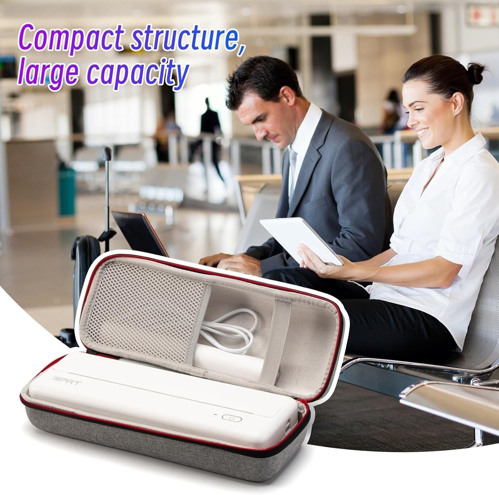Portable Printer Carrying Case,Compatible 890/HPTR 810/M832/,for Wireless Mob...