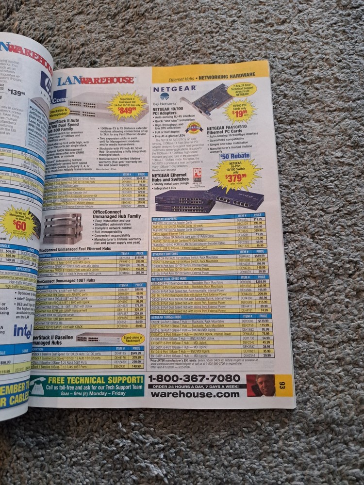 Vintage Microwarehouse PC Computer Catalog Hardware Software Volume 83