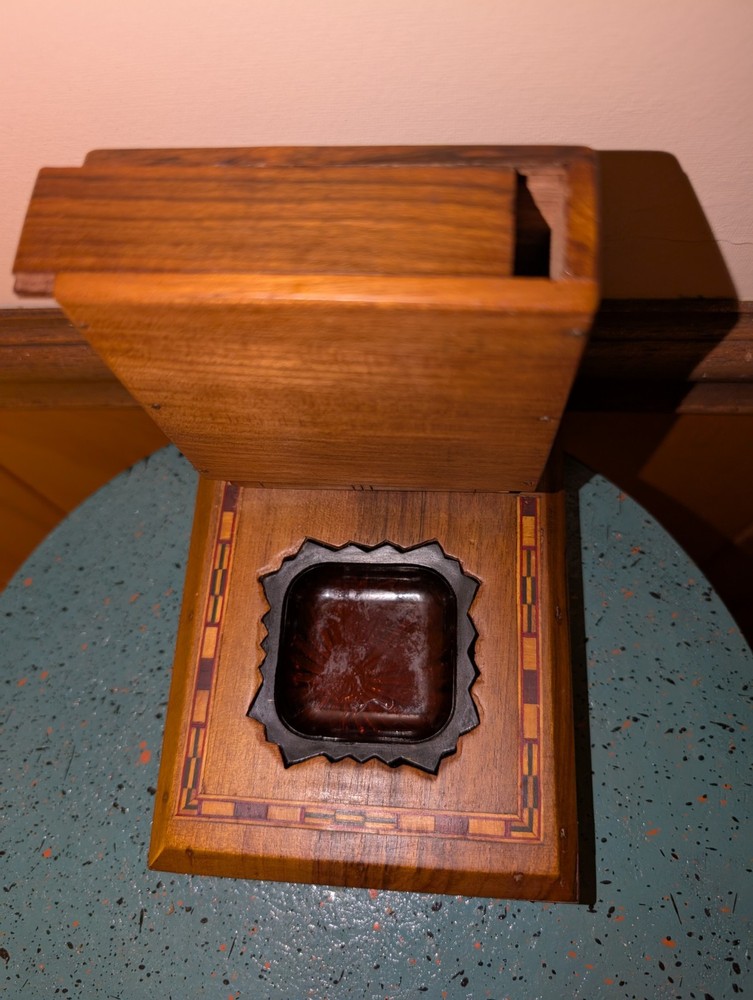 Vintage Cigarette Box with Ashtray