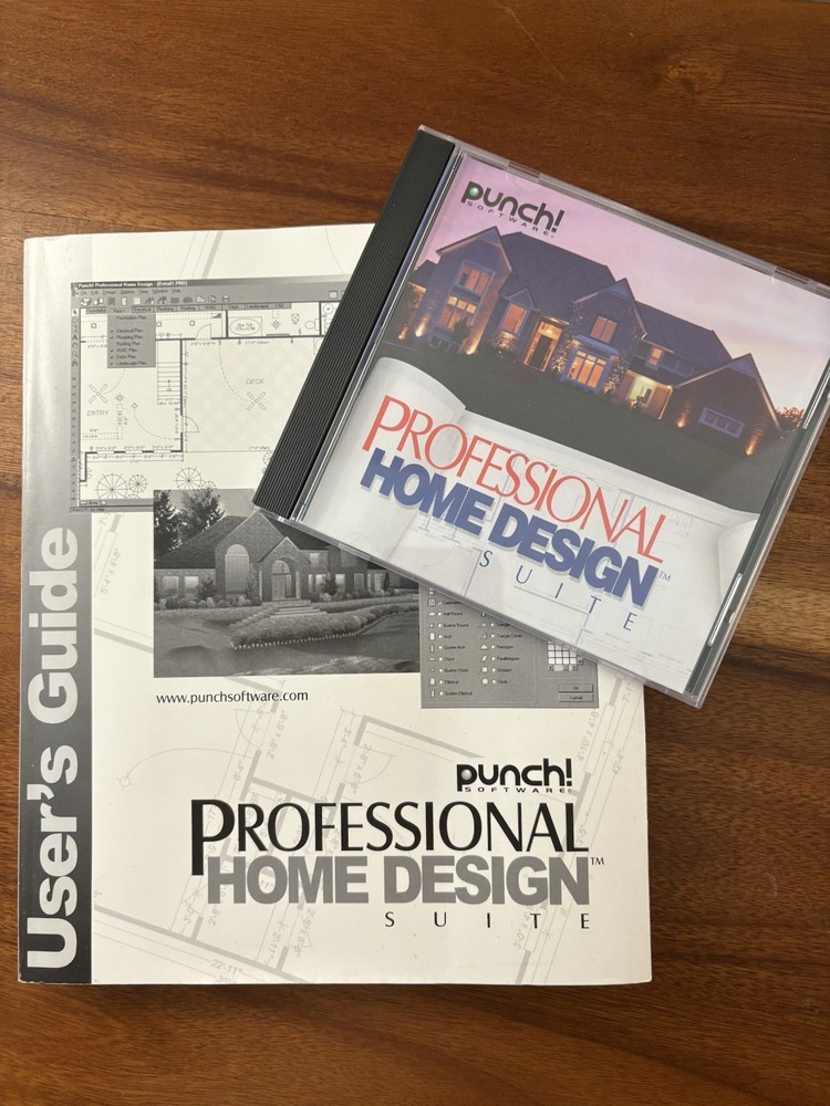 PUNCH! Professional Home Design Suite User's Guide & CD 2000 / 2001