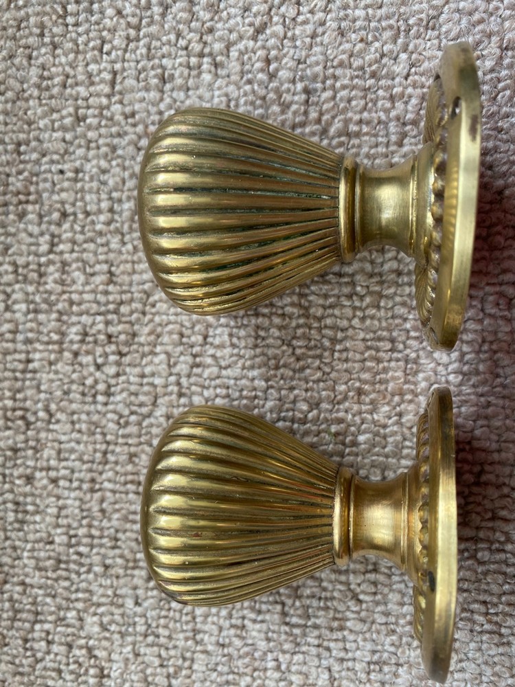 Vintage Brass Door Knobs Reclaimed Architectural Salvage