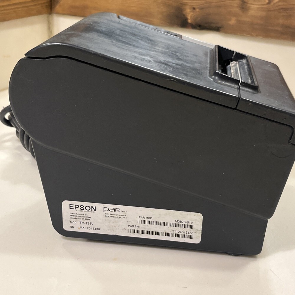 Epson TM-T88V Thermal POS Receipt Printer Model M244A Black