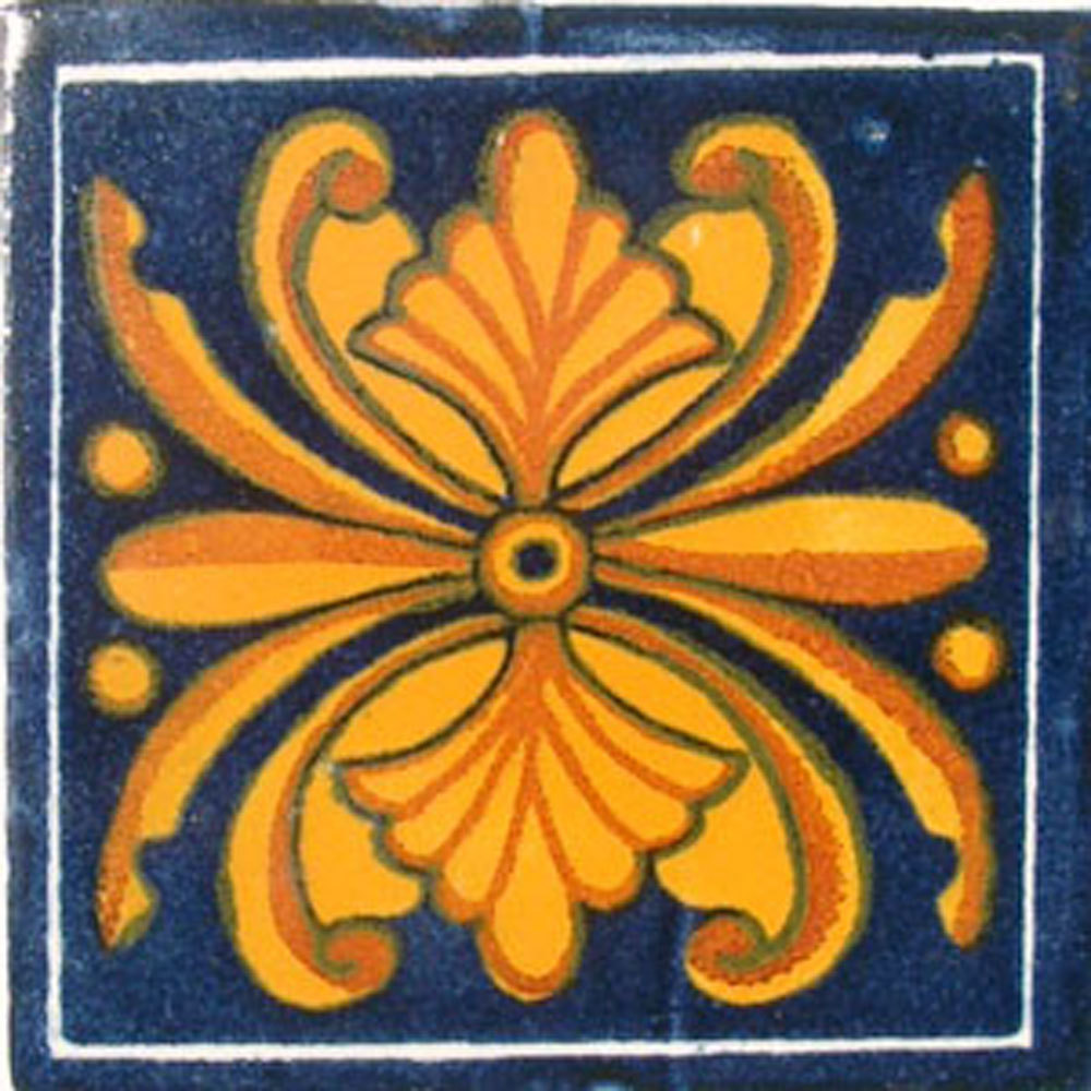 #C044 MEXICAN CERAMIC HANDMADE TALAVERA TILE SETS