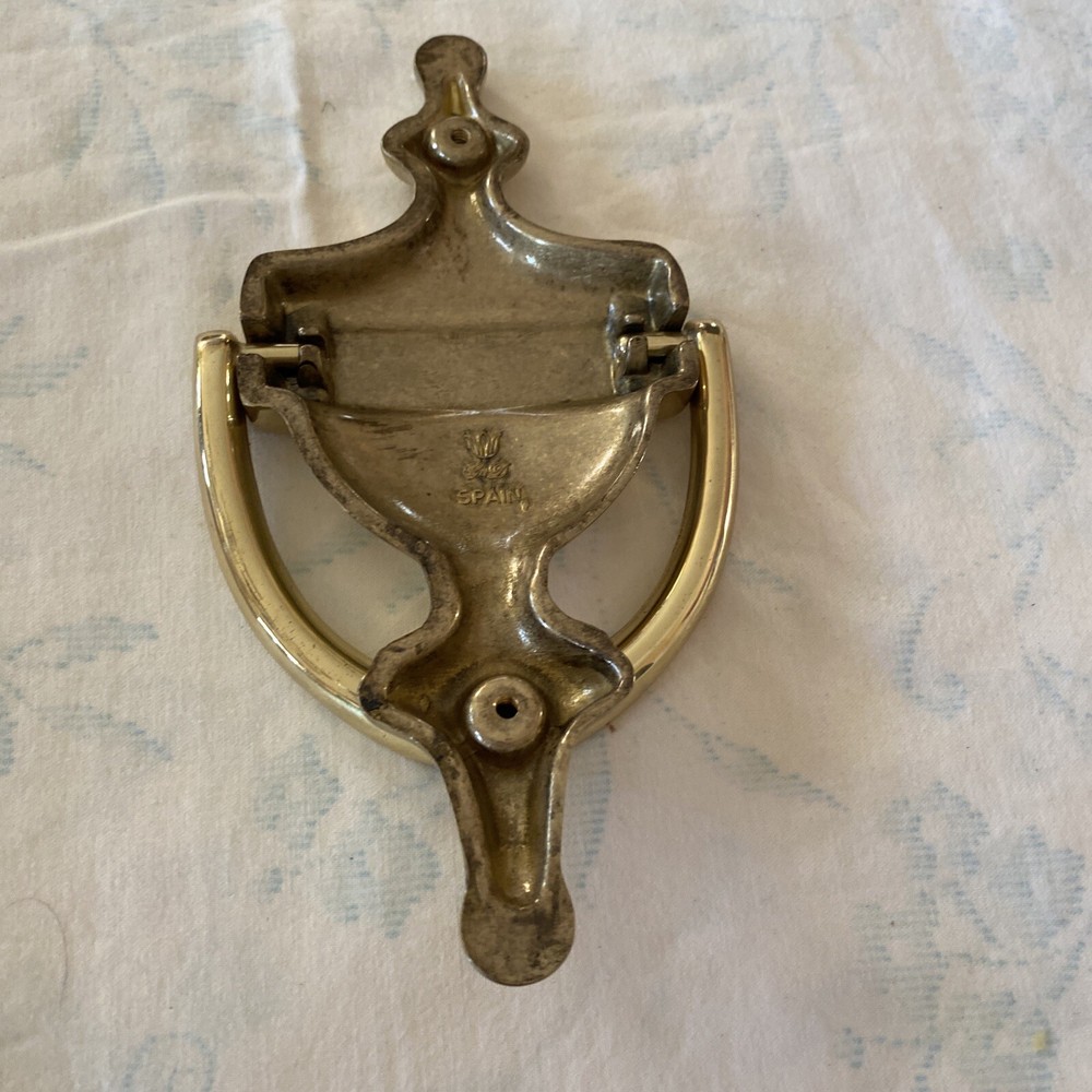G and D Solid Brass Door Knocker Made In Spain