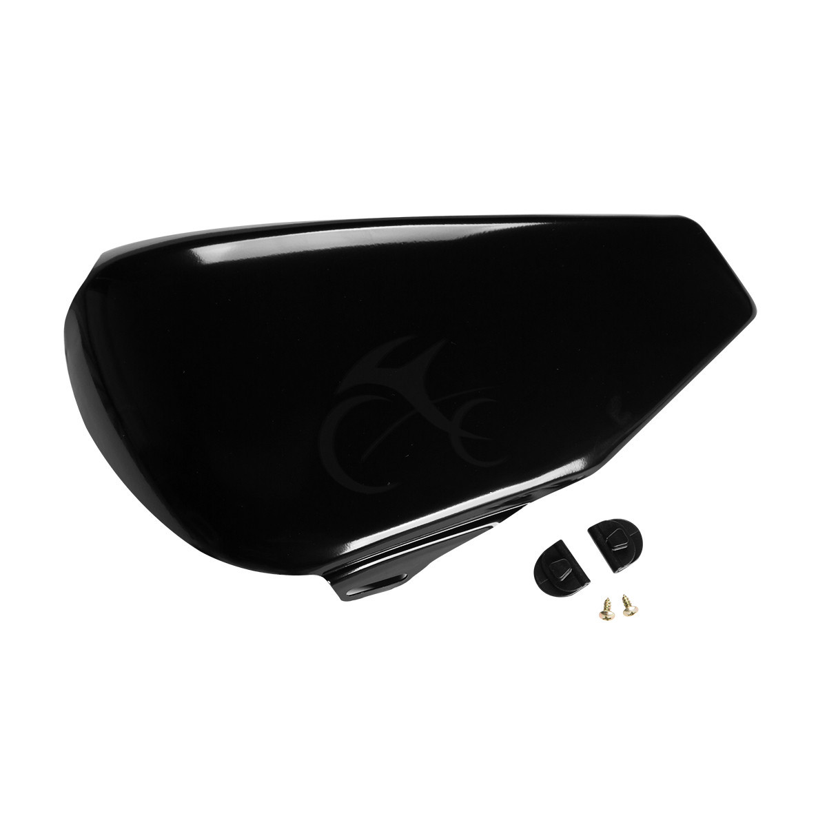 Left Battery Side Cover Black Fit For Harley-Davidson Sportster models 2004-2013