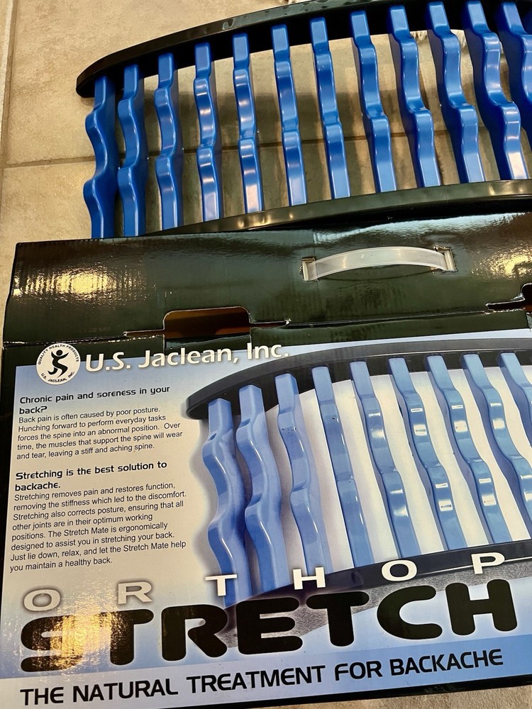 Upper Middle & Low Back Stretcher US Jaclean Stretch Mate Orthopedic Sciatica P