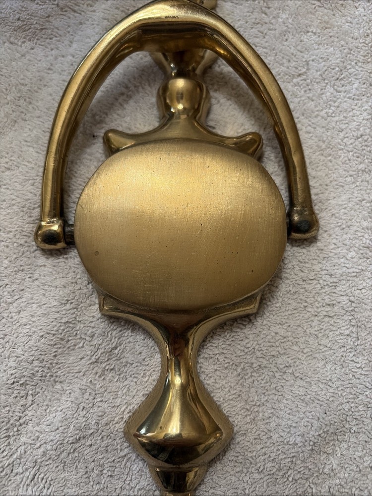 Large Solid Brass Door Knocker 8.5" x 4”