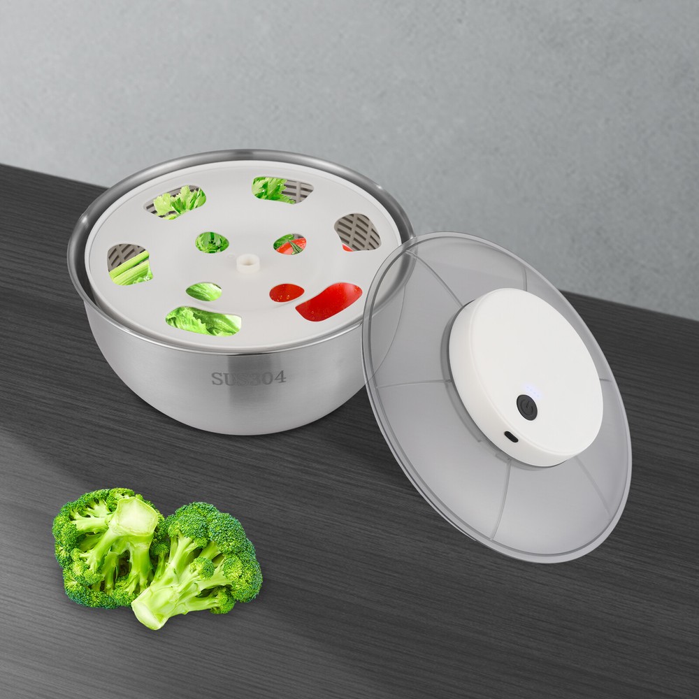 Electric Vegetable Dehydrator Salad Spinner Fruit Vegetable Washer Dryer Machine