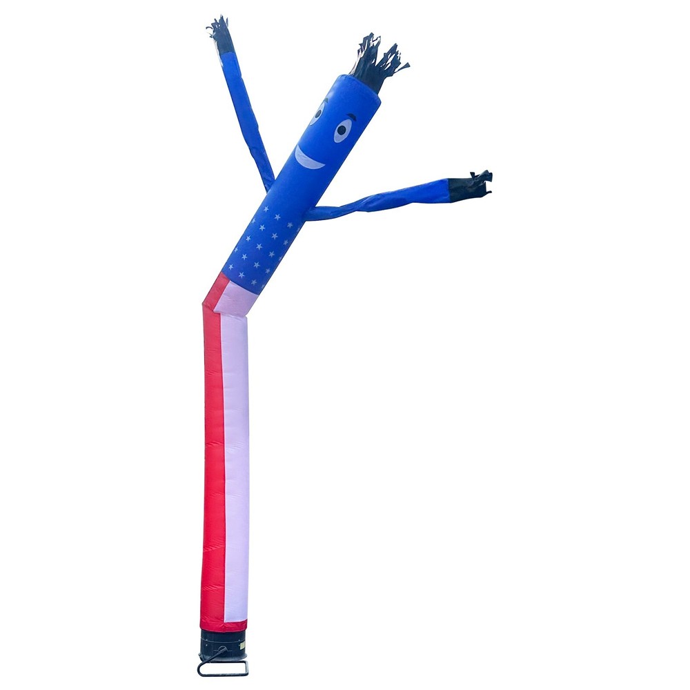 20Ft USA Flag Inflatable Dancer Wind Dancing Sky Puppet with NO Blower
