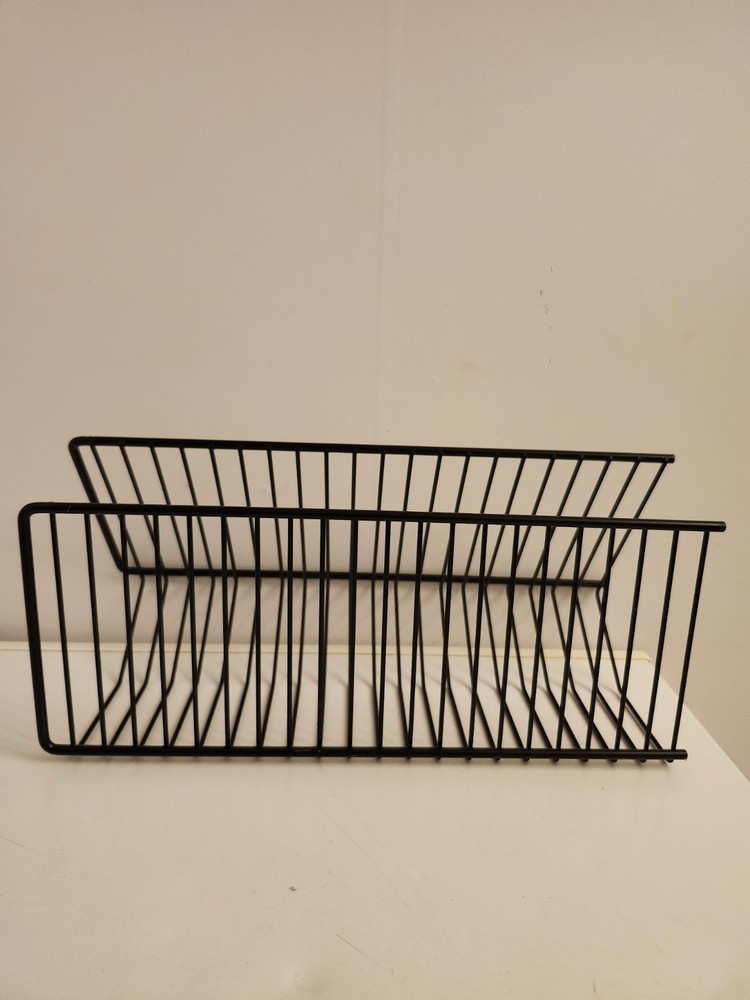 Wire 20 CD Compact Discs. Disk Holder Black
