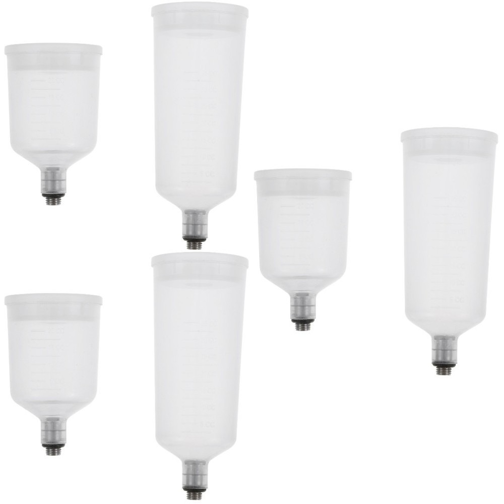 3 Pack Paint Cup for Airbrush Plastic Spray Pot Sprayer Containers Replaceable