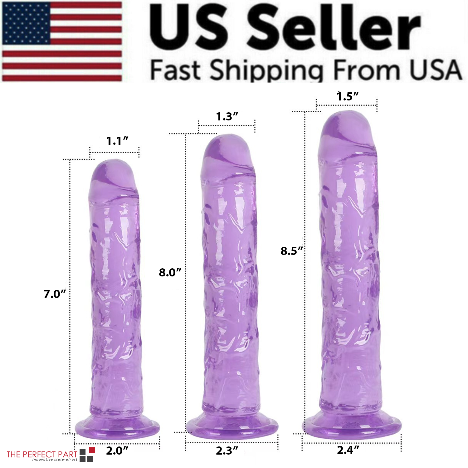 Jelly Dong Dildo Suction Cup G-Spot Waterproof Realistic Cock Veined Dildos Anal