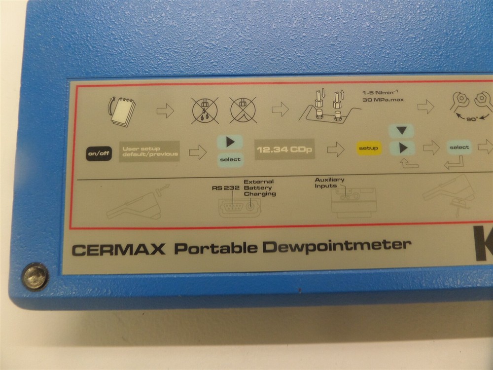 Kahn Cermax Portable Hygrometer Dewpoint Meter 75-4207
