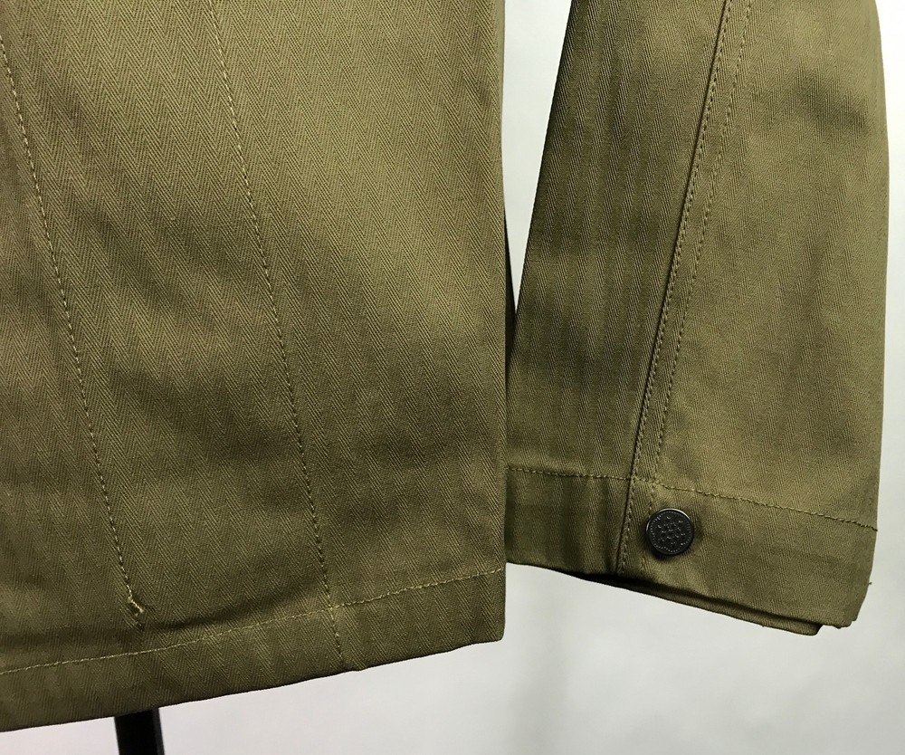 WWII US ARMY TYPE II HBT COMBAT FIELD JACKET-SMALL