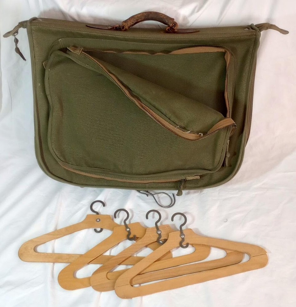 Original WW2 Air Force Army Type B-4 Flyers Canvas Pilot Crew Bag