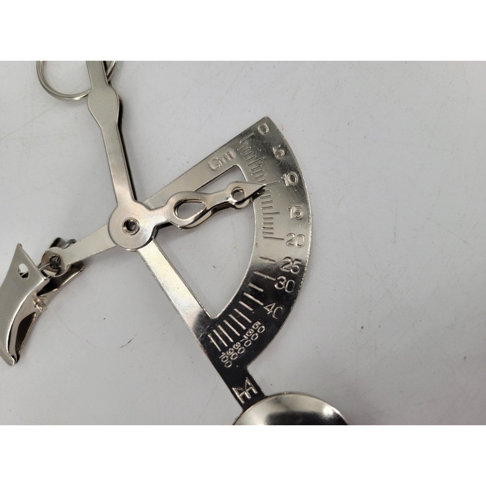 Vintage Pocket Hanging Letter Postal Scale with Plastic Case.