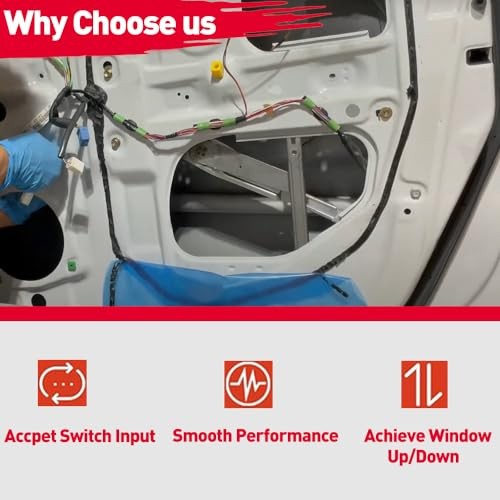Front Right Passenger Side Power Window Motor Compatible with Highlander 2001