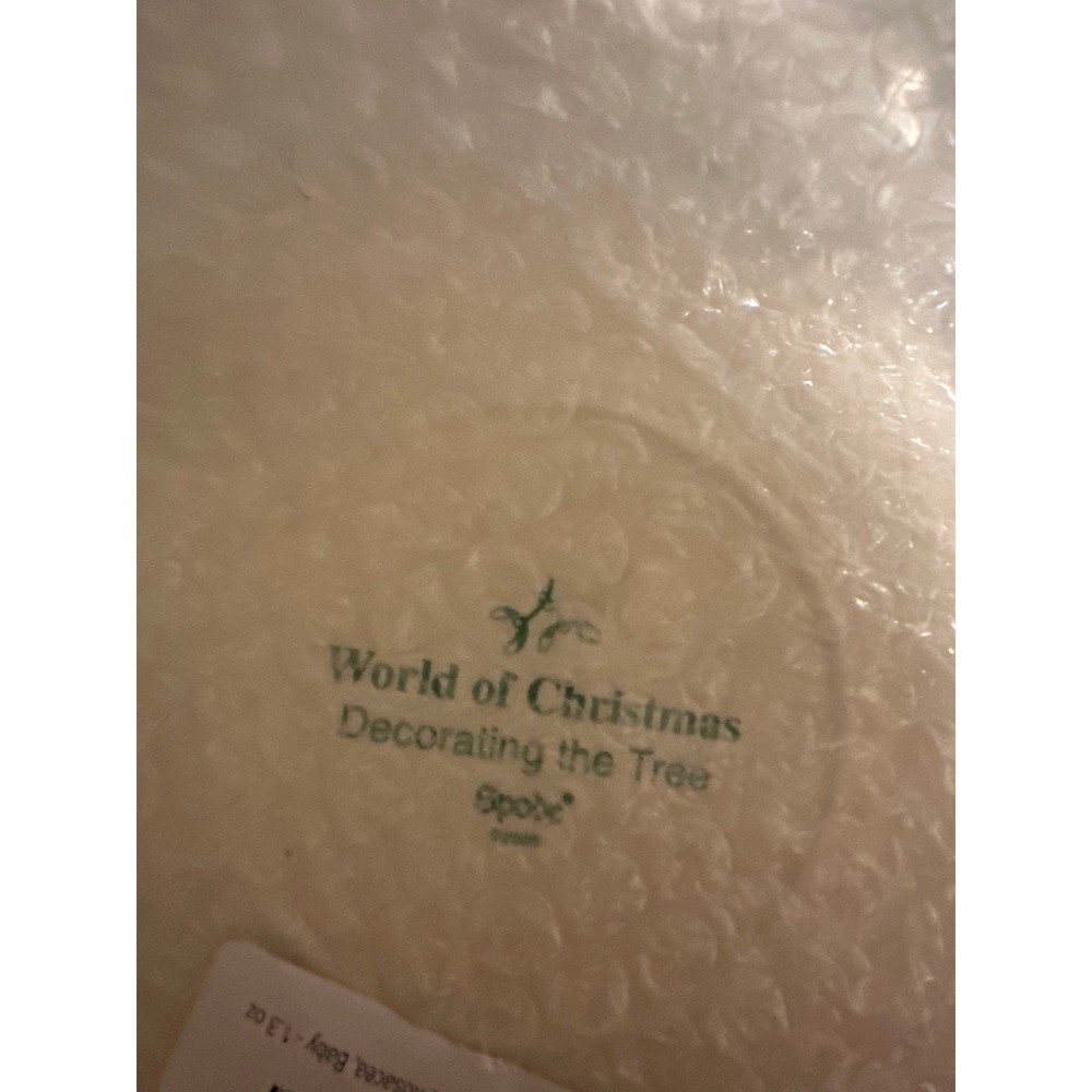 Spode 2005 Replacement square Decorating Tree World Christmas small 6" plate