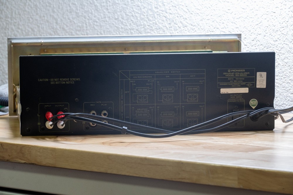 Pioneer SG-9500 Equalizer Pro Serviced Recapped Fine example EQ
