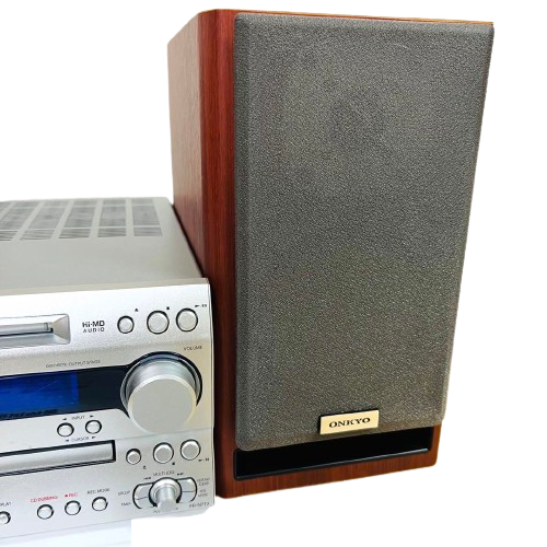 ONKYO FR-N7TX CD MD Tuner Amplifier With Speaker System Good