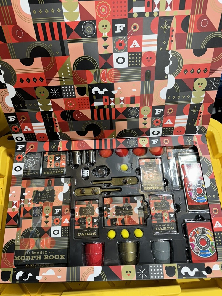 46-PC FAO Schwarz Magic Tricks Interactive Illusions Magic Deluxe NEW