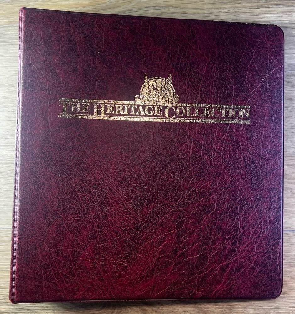 Mystic Stamp - The Heritage Collection 3-Ring Binder Commemorative Red Album