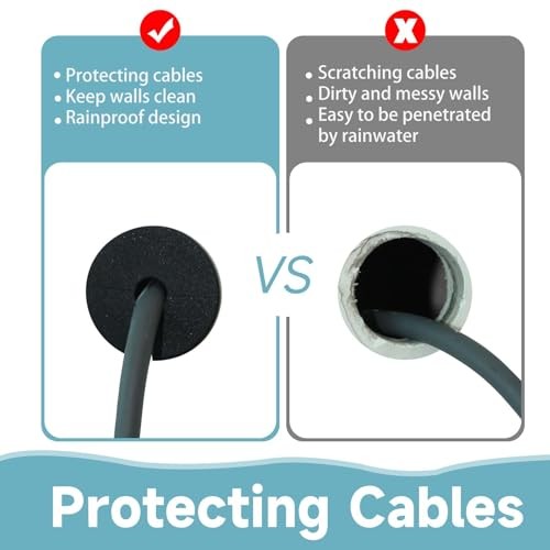 Starlink Cable Routing Kit,Cable Installation Cable Installation Kit (Black)