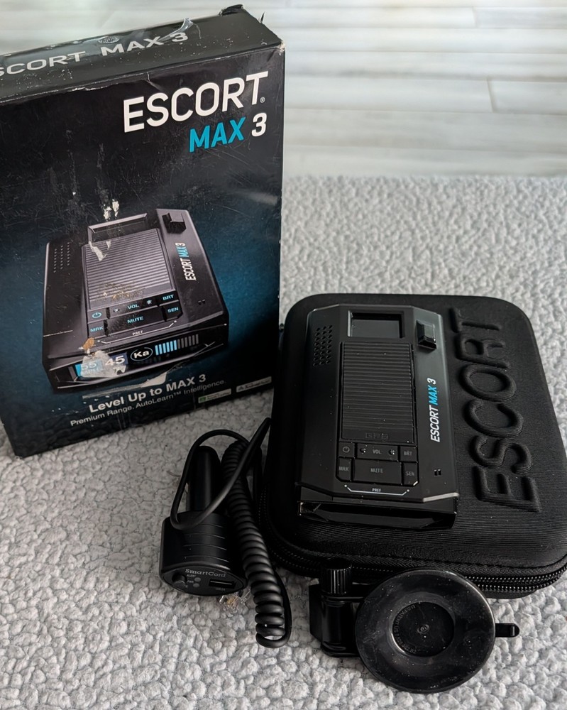 ESCORT MAX 3 Laser Radar Detector Bluetooth Gps Auto Learning