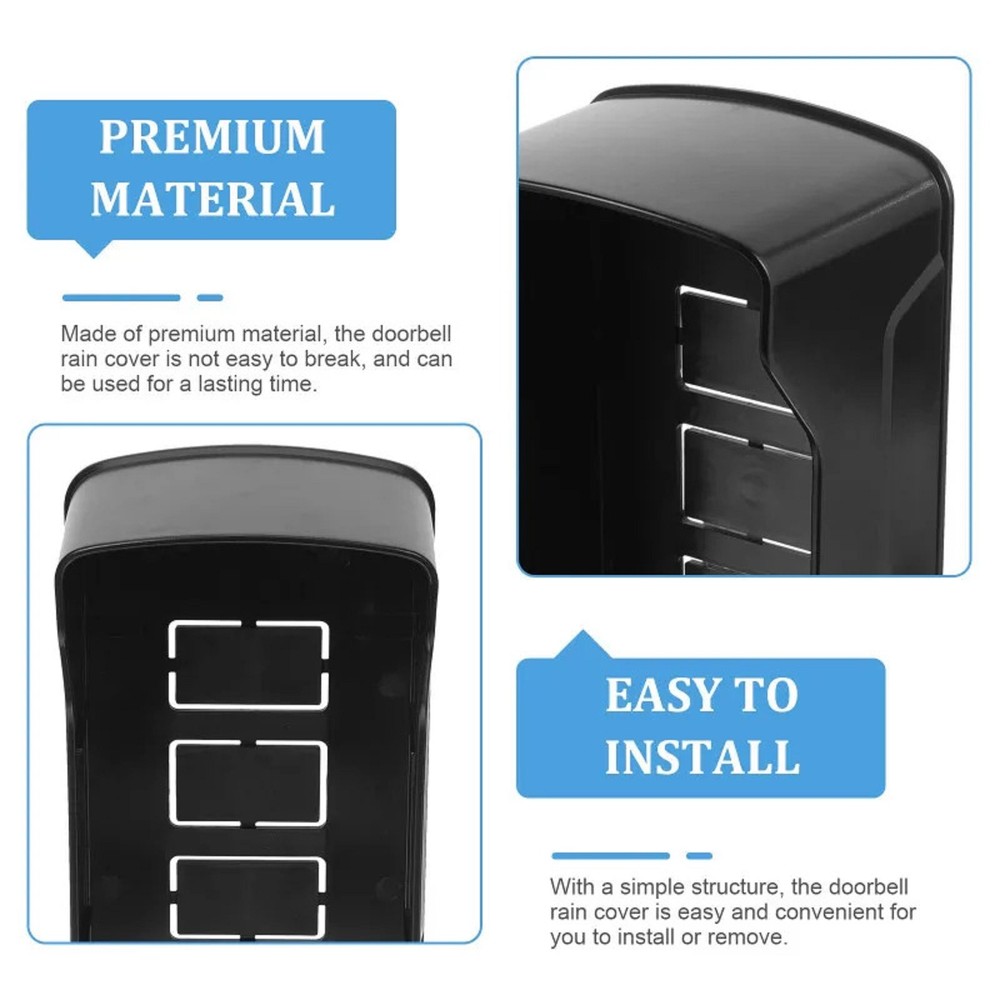 Access Control Machines Rainproof Cover Fingerprint Machine Shell Doorbell Cap