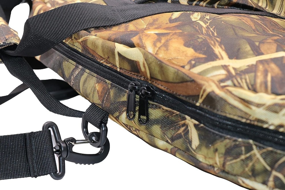 Real Tree Camouflage Compound Bow Case - Zipper Closure & Adjustable Strap
