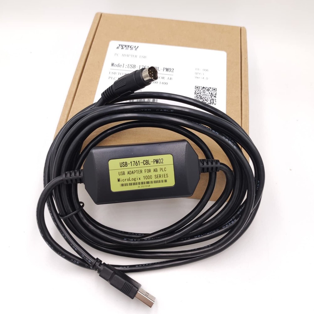 USB-1761-CBL-PM02 USB Programming Cable for AB Micrologix 1000 1200 1500 Series
