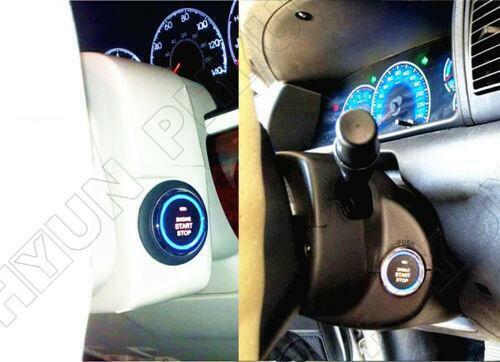 One Key Start Ignition Engine Starter Push Button Remote Vibration Alarm System