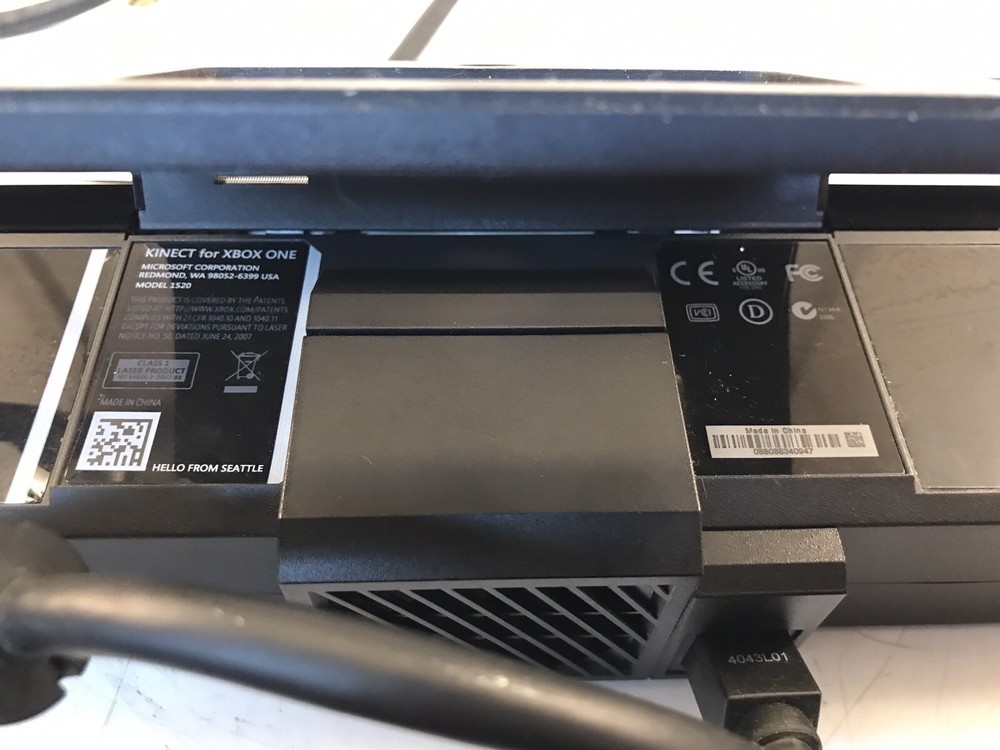 Microsoft Xbox One Kinect Camera Motion Sensor Bar Black Model 1520 UNTESTED