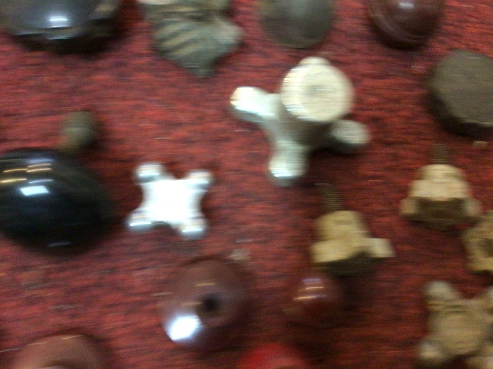 Lot Of Over 60 Vintage Machine & Other Knobs- Handles