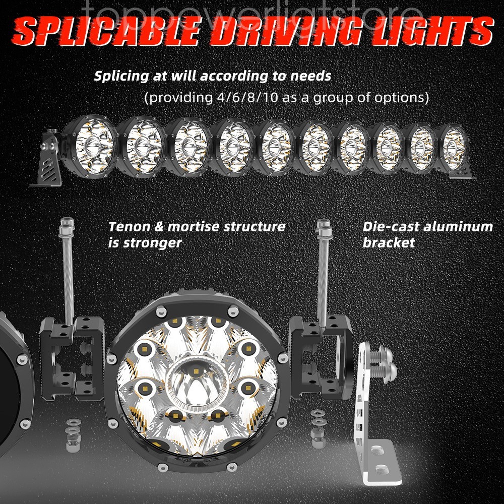 Colight Designs™ Linkable +Black Cover Roof LED Light Bar for Can-Am Maverick X3