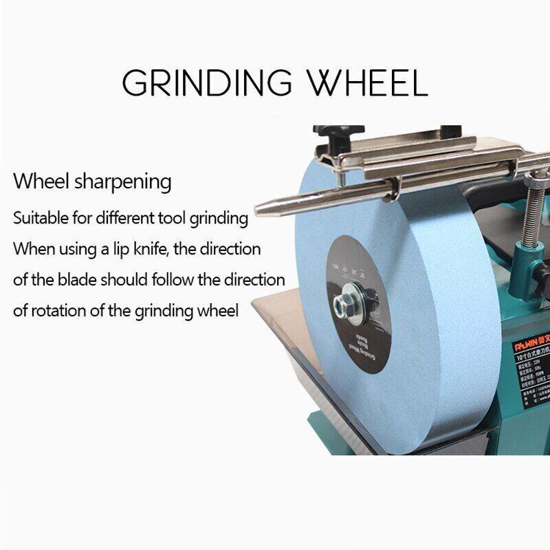 10 Inch Sharpener low Speed Grinder Polishing Machine Desktop Grinding Machine