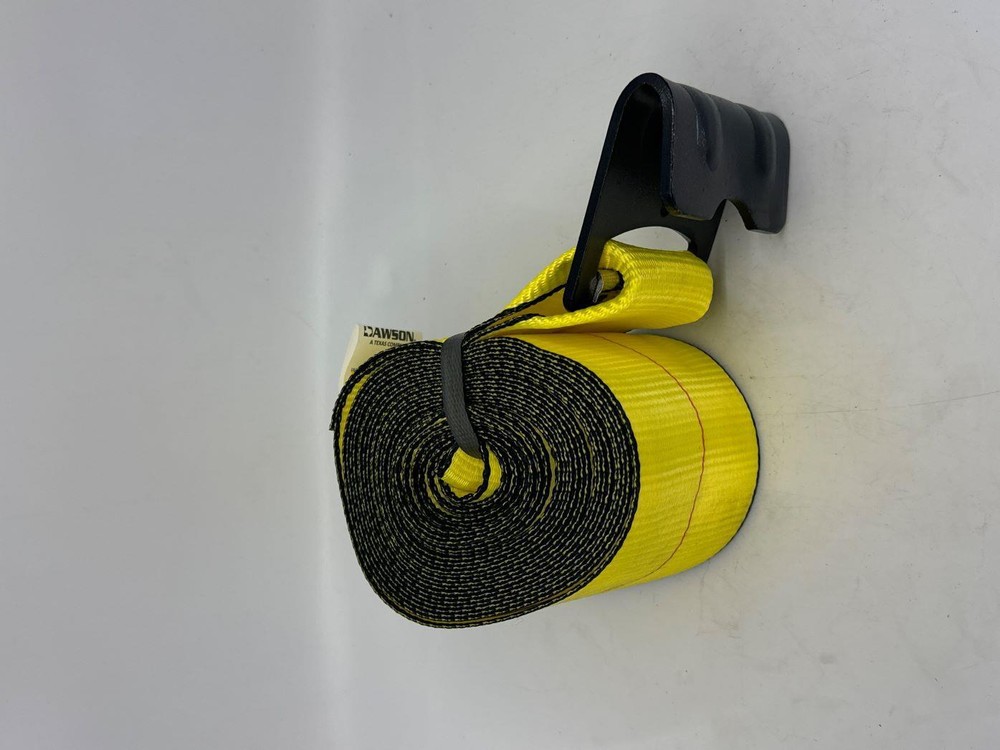 4"X27' Winch Strap with Flat Hook 2 Pack
