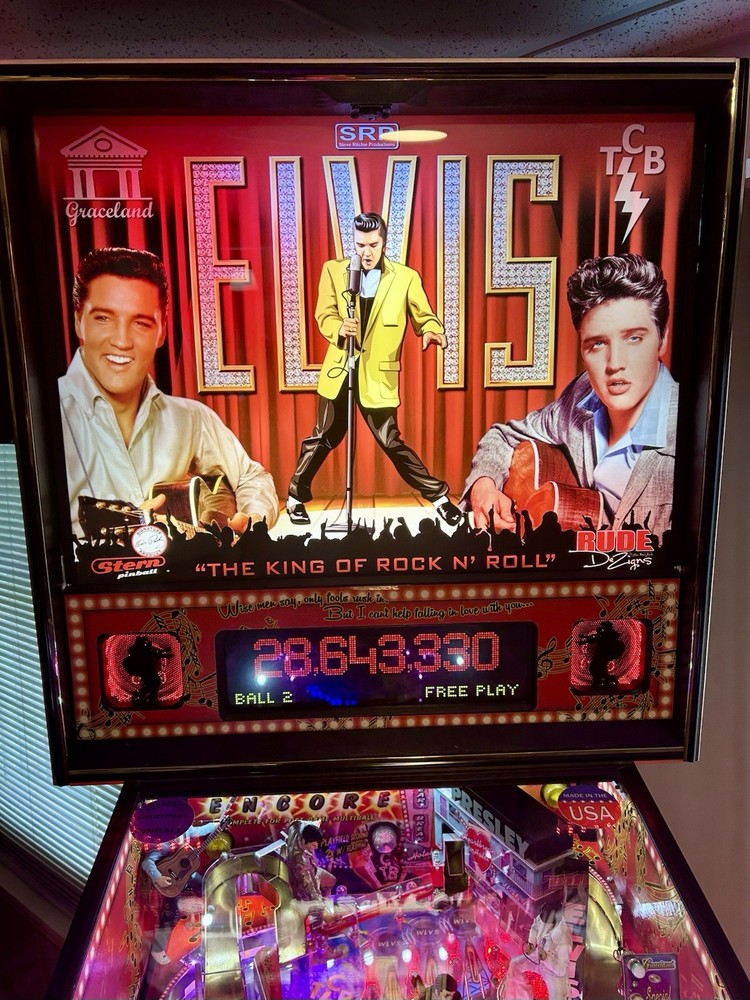 Elvis Pinball Machine by Stern